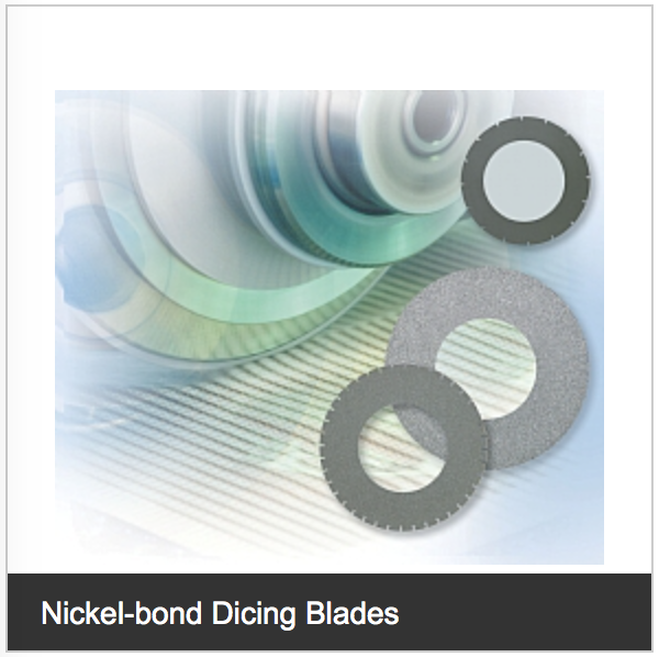 NICKEL-BOND DICING BLADES