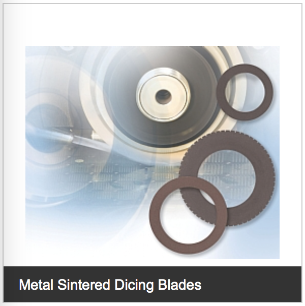 METAL SINTERED DICING BLADES